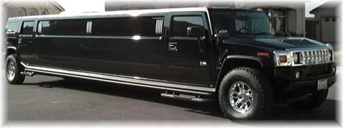 Black Stretch Hummer